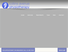 Tablet Screenshot of dublinphysiotherapy.com